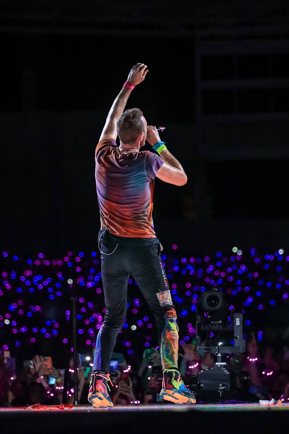 Coldplay se apresenta no Rio de Janeiro. 