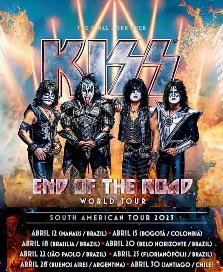 kiss forever band tour 2023